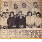 1957 Ireland v. Denmark Uber Cup 